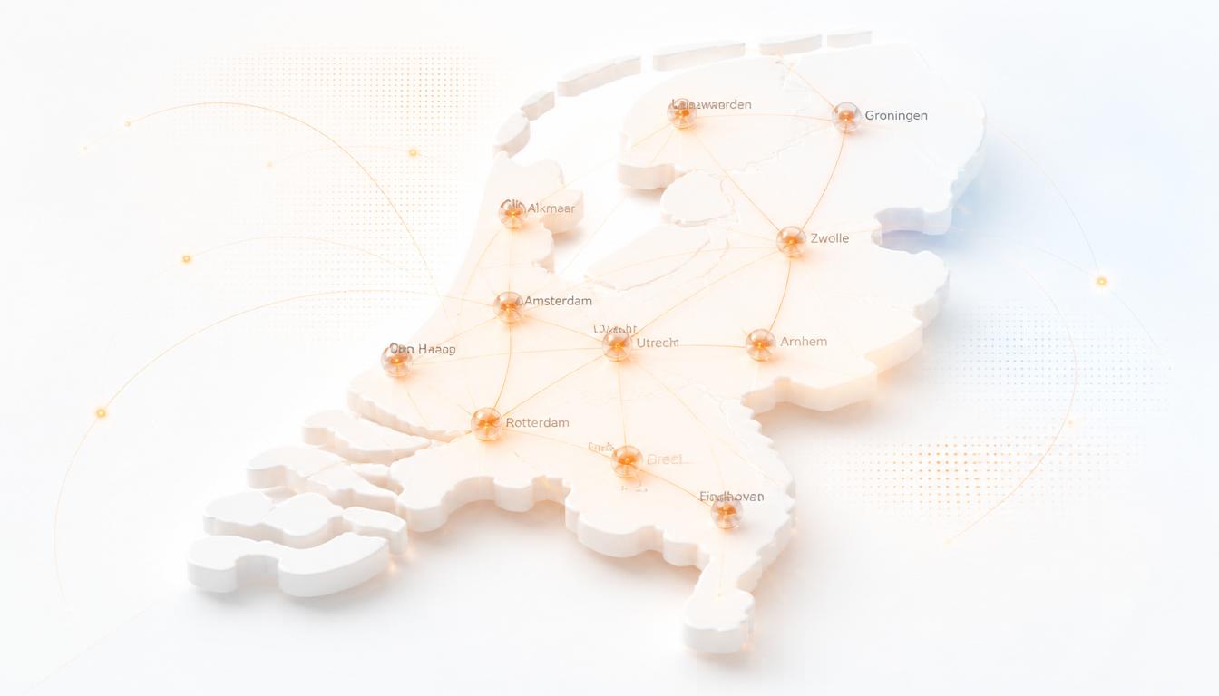 Online samenwerking door heel Nederland